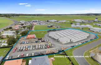 Warehouse or workshop space with offices