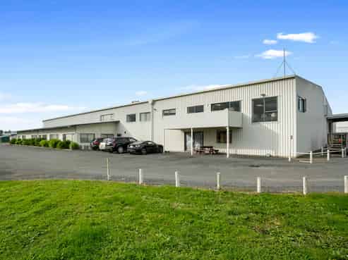 Warehouse or workshop space with offices