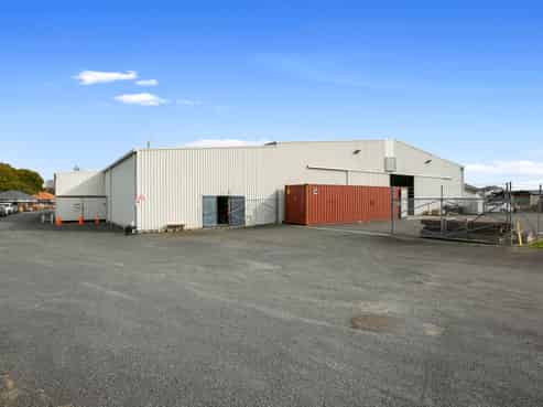 Warehouse or workshop space with offices