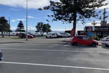Modern office with ocean views