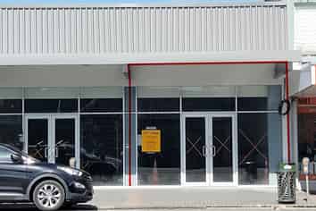 Redeveloped retail space in Victoria Street