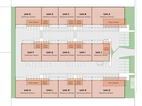 Brand new industrial units