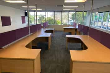 Modern office with furniture & great car parking