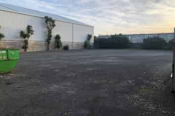 In Jackson Street , Petone . Yard / Carpark