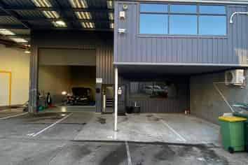 Industrial unit and consented truck/car wash-bay