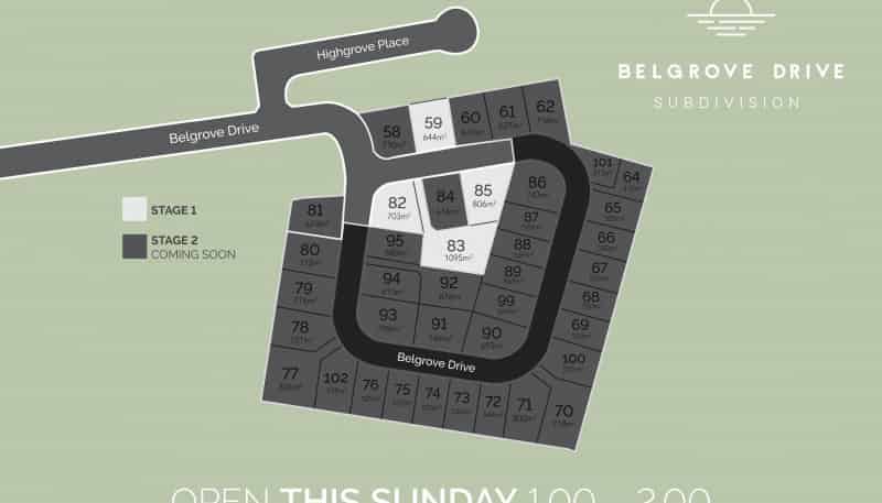 Lot 59 82, 83, 85 Belgrove Drive, 