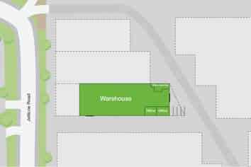 High profile clear span warehouse