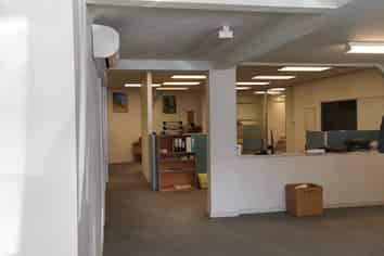 Ground Floor Office with Roller Door to Storage