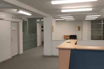 Ground Floor Office with Roller Door to Storage